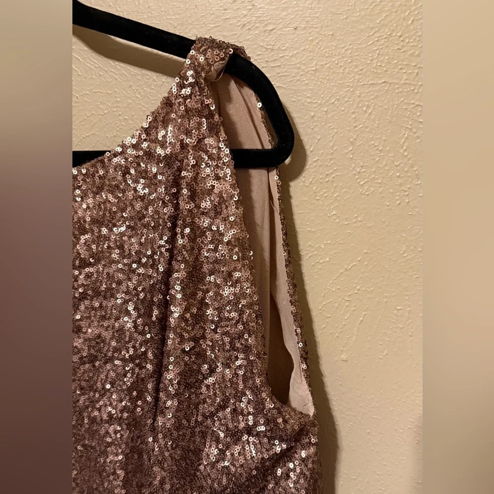 Women's Sequin Top - bronze - Picture 4 of 4